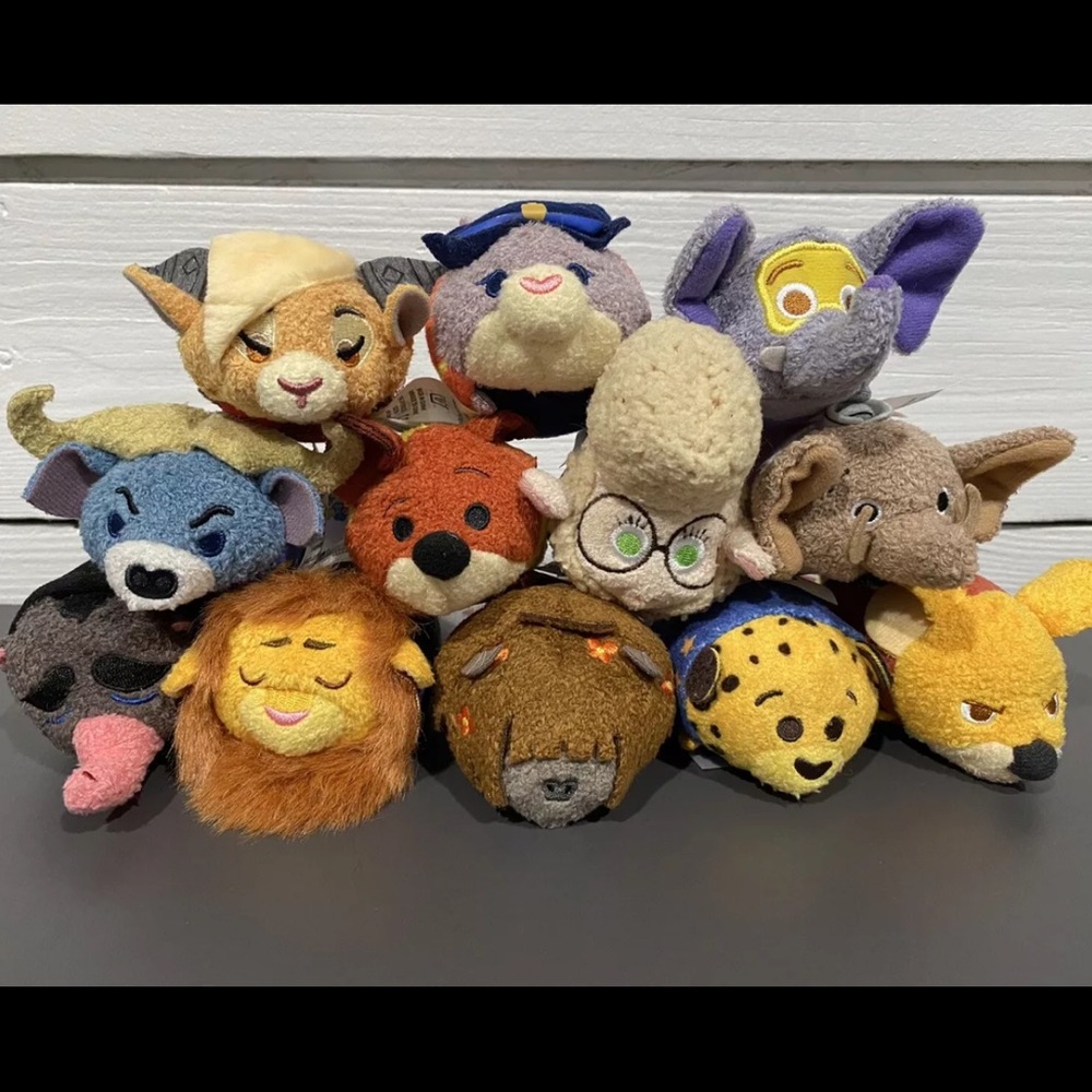 Disney Tsum Tsum Plush 3.5” ZOOTOPIA Set of 12